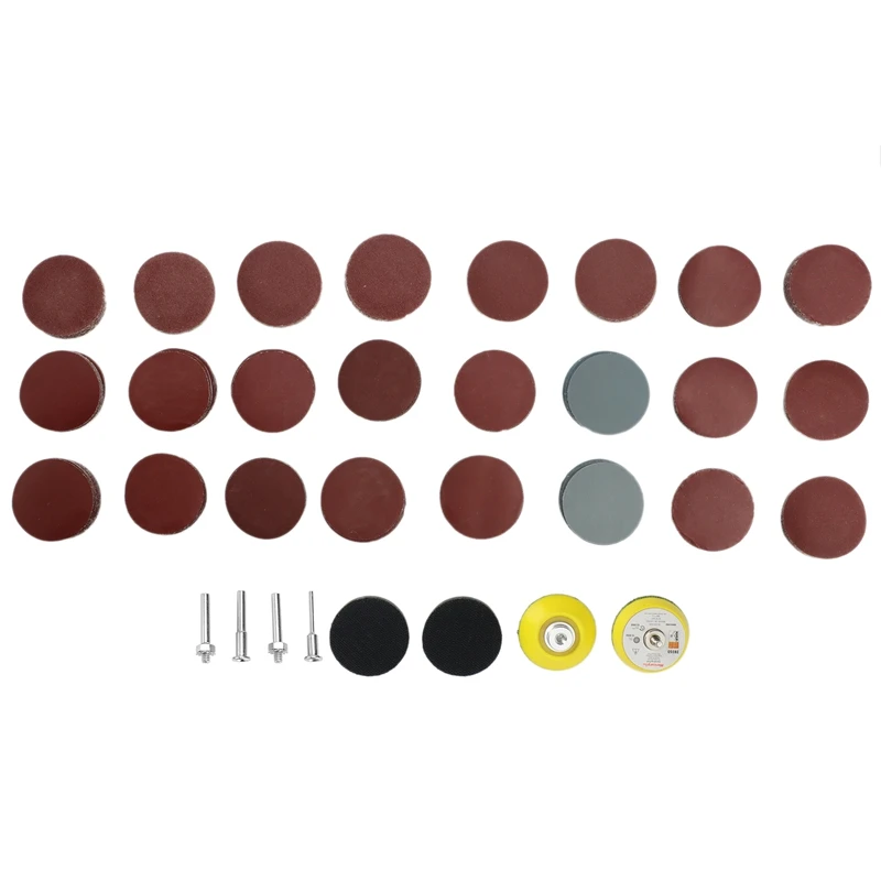 

240Pcs 2Inch Sanding Discs Pad Kit For Drill Grinder Tools With 2Pcs Backer Plate, Sanding Pads Includes 80-3000 Grit