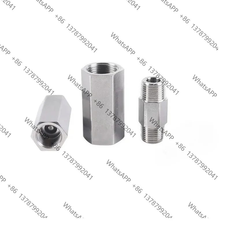 304 Stainless Steel PT Thread Inline One‑Way Check Valve 1/8