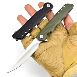 Outdoor camping folding knife, portable pocket knife, unpack folding knife, simple style folding knife, sharp fruit knife