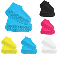 Waterproof Footwear Covers Anti Slip Silicone Rain Shoe Covers Protector Rubber Rain Boots Covers for Rain Shoes