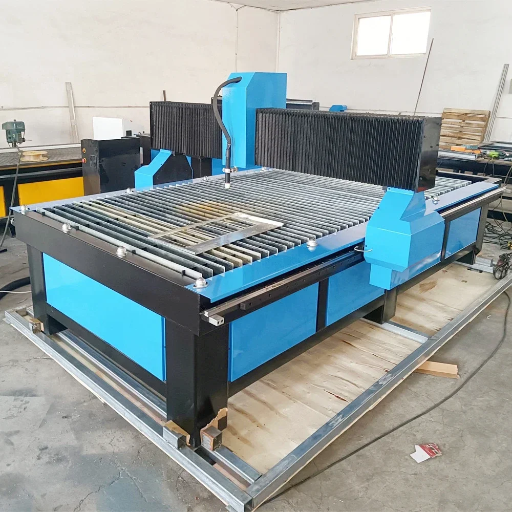 

Hot Sale!! CNC Plasma Router Metal Cutting Wood Engraving Tool Double Tables Machinery For Iron Aluminum Galvanized Sheet