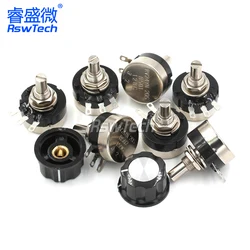 2PCS RV24YN20S carbon film potentiometer 1K 2K 10K 100 500K single turn carbon film potentiometer adjustable resistance