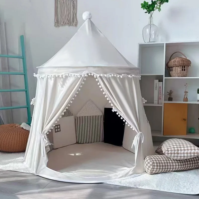 Grande tente tipi pour enfants, jouet pliant, château, maison de jeu, grande tente tipi, château de princesse, cadeaux d'extérieur pour enfants