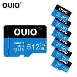 Micro TF SD Card 512GB 256GB 128GB 64GB 32GB 16GB 8GB scheda di memoria Flash Class 10 128GB 256GB 512GB Mini SD TF Card con adattatore