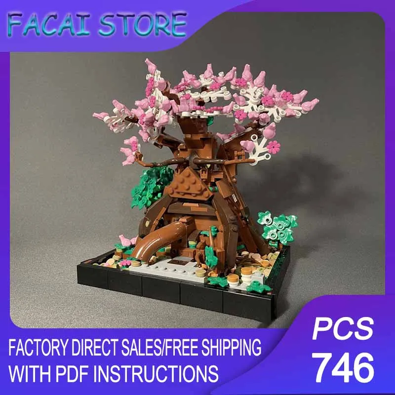 

Модульная модель городского здания MOC, строительные блоки, модульные технологические блоки «Великое дерево», рождественский конструктор DIY, подарки для строительства