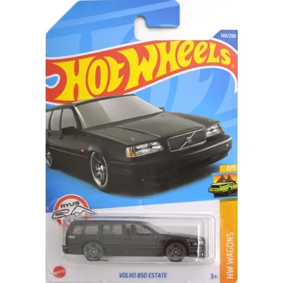 Original Hot Wheels Car Kids Toys for Boys 1/64 Diecast Volvo 850 Estate XC40 Charge P1800 Gasser 240 Drift Wagon Vehicle Gift