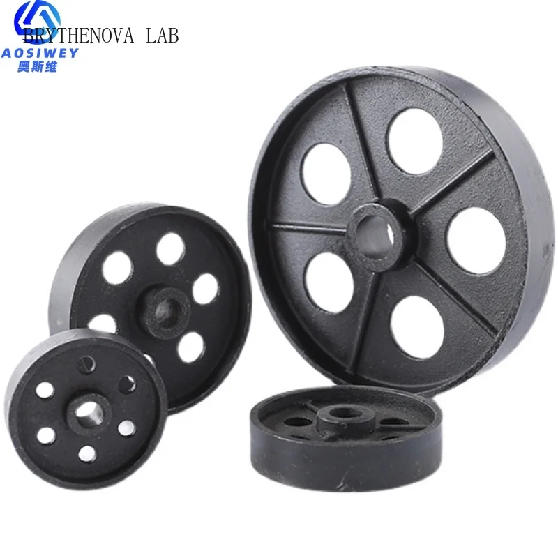 Heavy Duty Iron Core Caster Universal Wheel Solid Core Iron All Wheel Single Cast Air Compressor 4/5/6 Inch