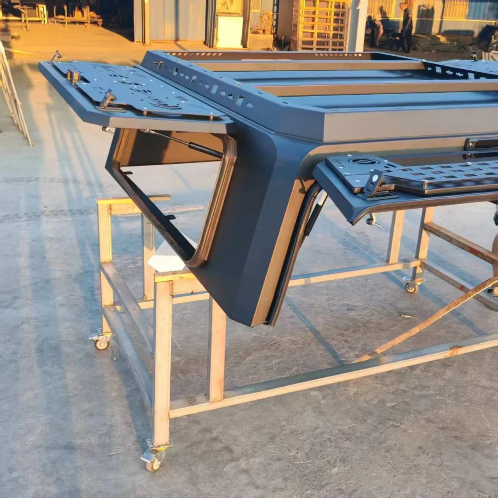 Rear Trunk High-top Luggage Rack with Three-sided Opening and Closing, Trunk Cargo Box Modification, Suitable for Colorado