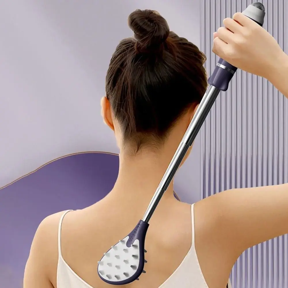 Retractable Telescopic Backscratcher Relax Long Handle Back Tickle Scraper Magnetic Ball Itching Tool Point Massage Stick