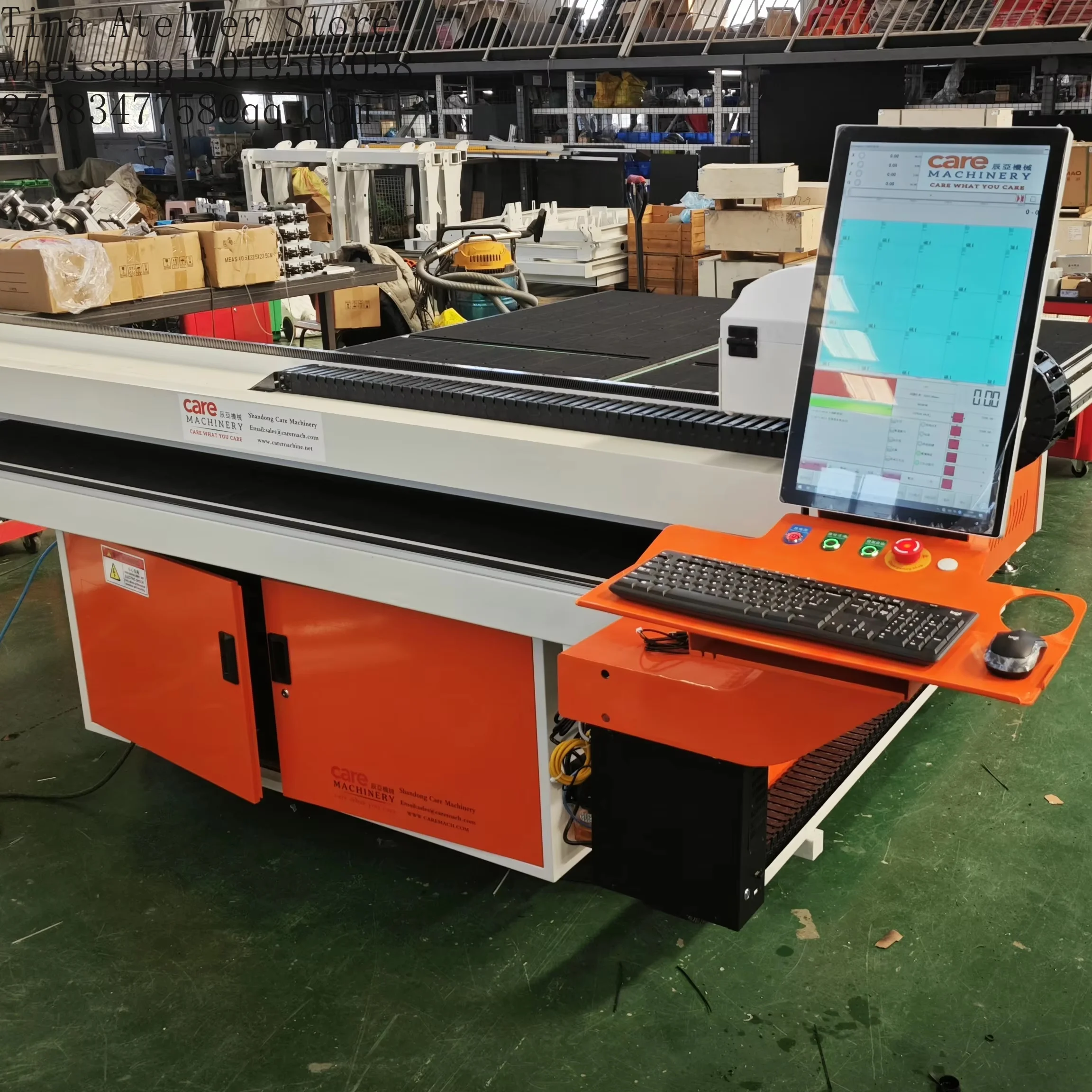 Fully Automatic Air Float Glass Cutting Table Auto CNC Mirror Round Glass Cutting Machines