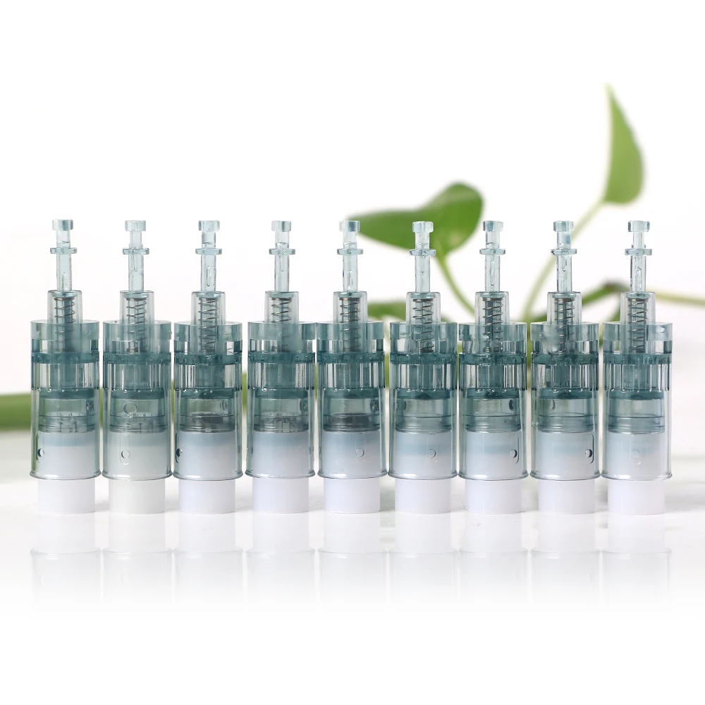 10pcs Tattoo Needles Professional Sterilized Permanent Makeup Eyebrow Lips Tattoo Cartridge Needle for M8 Machine