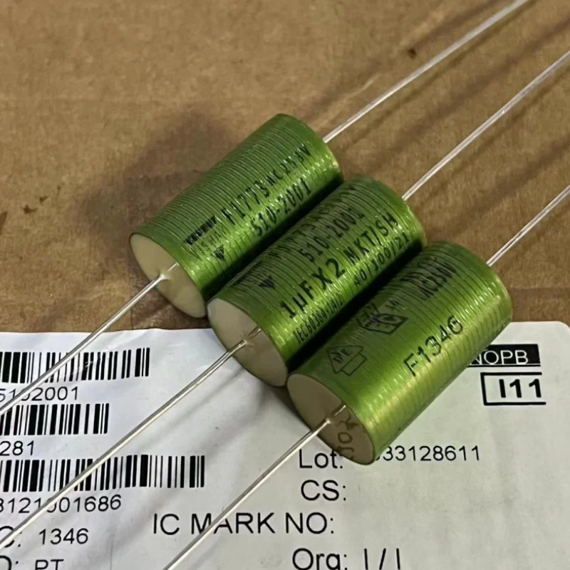 3PCS Brand new original German VISHAY Green Elf 1UF 253V/AC MKT/F1773 audio coupling capacitor