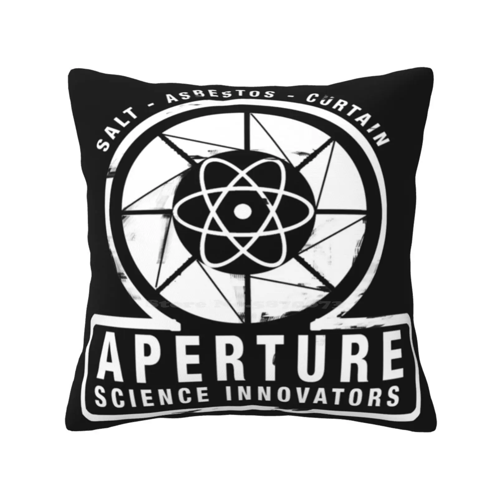 Portal-Aperture Science White Pillowslip Pillowcase Portal Gaming Geek Nerd Game Half Life Aperture Science