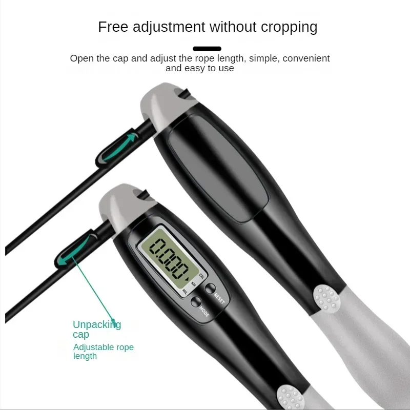 Creative Counting Skipping Rope Wireless Skip Rope ABS Smart Electronic Digital Lose Weight Cordless Jump Ropes Portable Wosweir