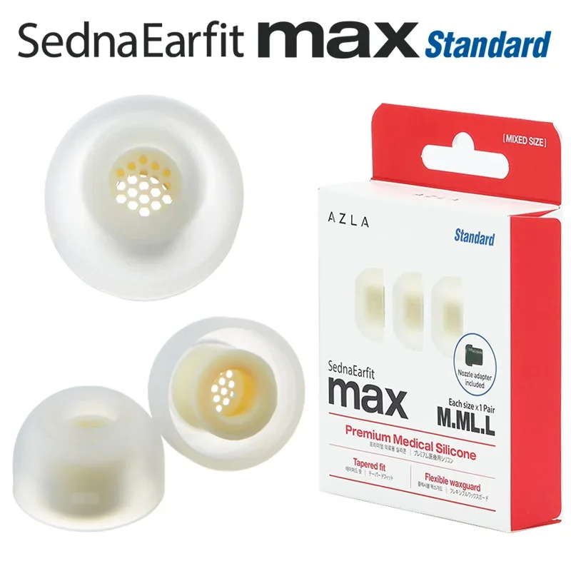 AZLA Max auricolari Standard per ie900/800s Sennheiser auricolari per cuffie con filtro auricolari in Silicone in-Ear per muslimah/XM5