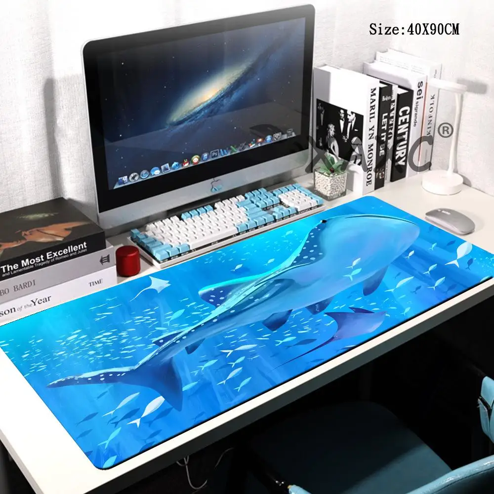 

HYBXAXC Whale Shark Mouse Mouse Pad Anime Desk Gadgets Pc Setup Accessories Keyboard Wrist Rest Mouse Pads Organizer Carpet