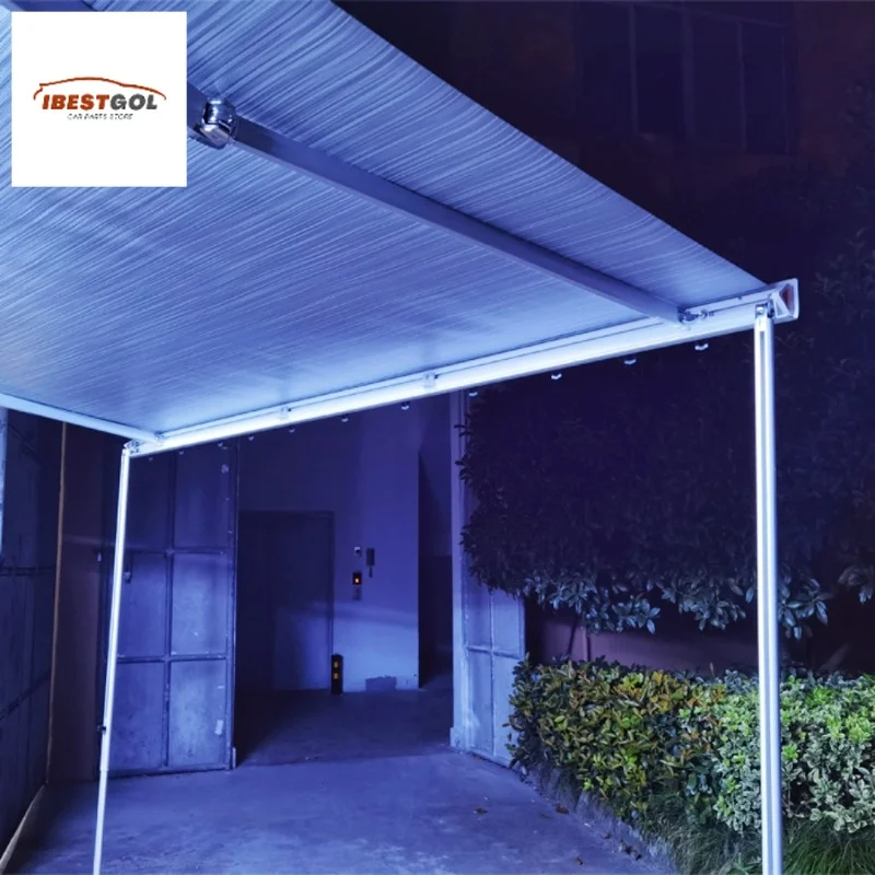 Ibestgol Electric Manual Retractable RV Sun Shade Caravan Exterior/Interior Awning