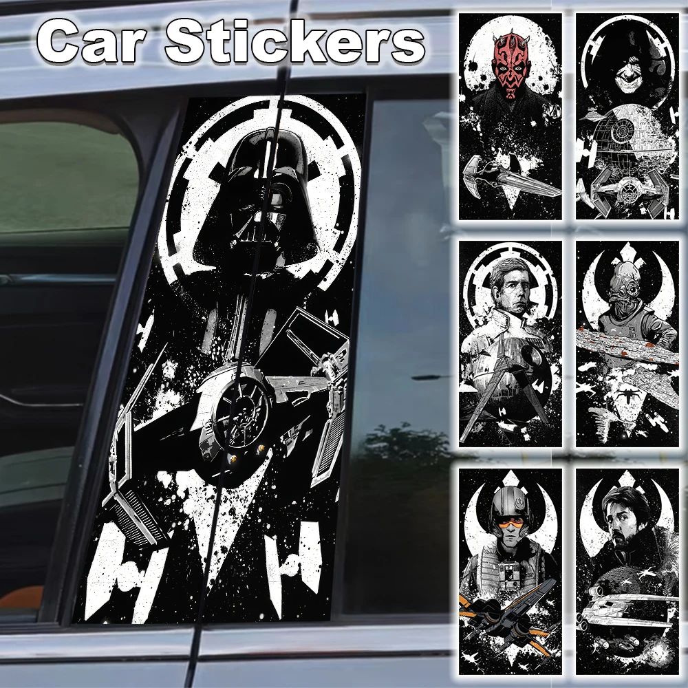 

Star Wars Car B Pillar Sticker Decal JDM Accessorie Darth Vader Waterproof Self-adhesive Poster Lightsaber Scratch Resistant