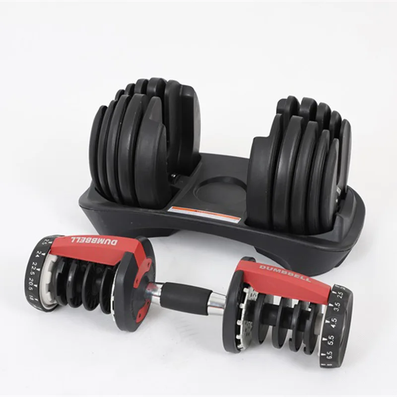 Adjustable 40kg Dumbbell Set, 40kg total weight, professional fitness strength training equipment,Home Gym Equipment