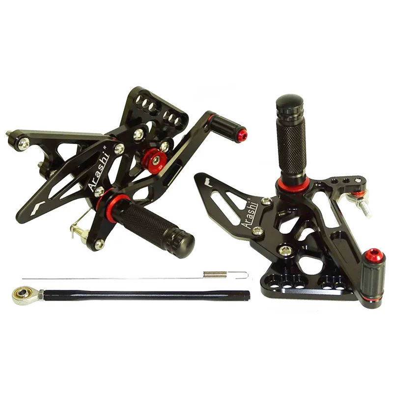 For Suzuki GSXR1000 GSX-R GSXR 1000 K5 K6 2005 2006 Motorcycle Modified Adjustable Footpegs Foot Peg Aluminum Alloy Parts