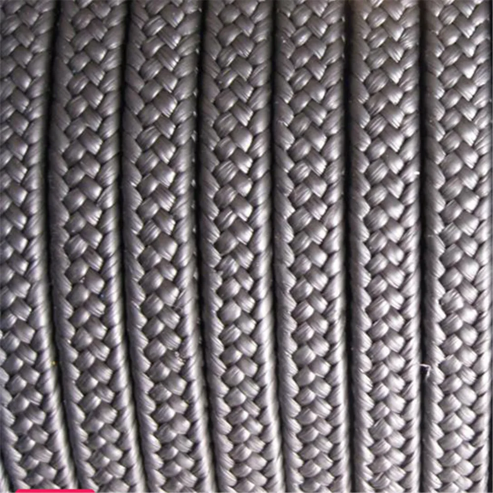 1M New 6mmx6mm Graphite Braided Packing Graphite Wire Rod Pump Valve Seal Graphite Stuffing Sealing Graphite Gland Packing Rope
