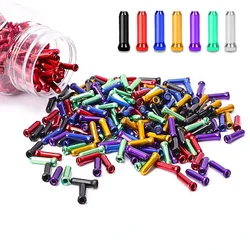 20PCS Bicycle Cable End Caps Bike Wire End Caps Brake Derailleur Shifter Cable Tips Crimps Tail Cap Bike Accessories