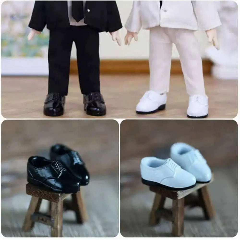 Casualowe buty z noskiem w szpic, plastikowe buty dla lalek modnych, buty rekreacyjne, zabawki DIY na prezent, akcesoria do ubrań dla lalek BJD 1/12