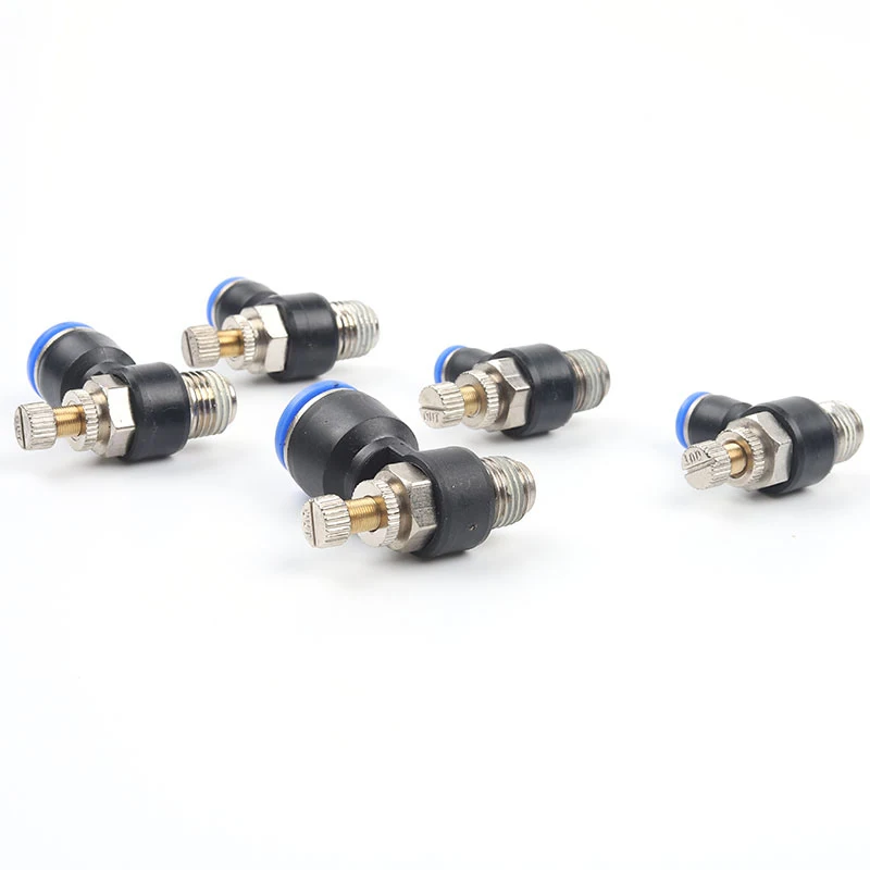 PC/PCF/PL/PB/SL Pneumatic Connector Fitting 1/8 1/4 3/8 1/2 Thread 4mm 6mm 8mm Straight Hose Fittings Pipe Quick Connectors