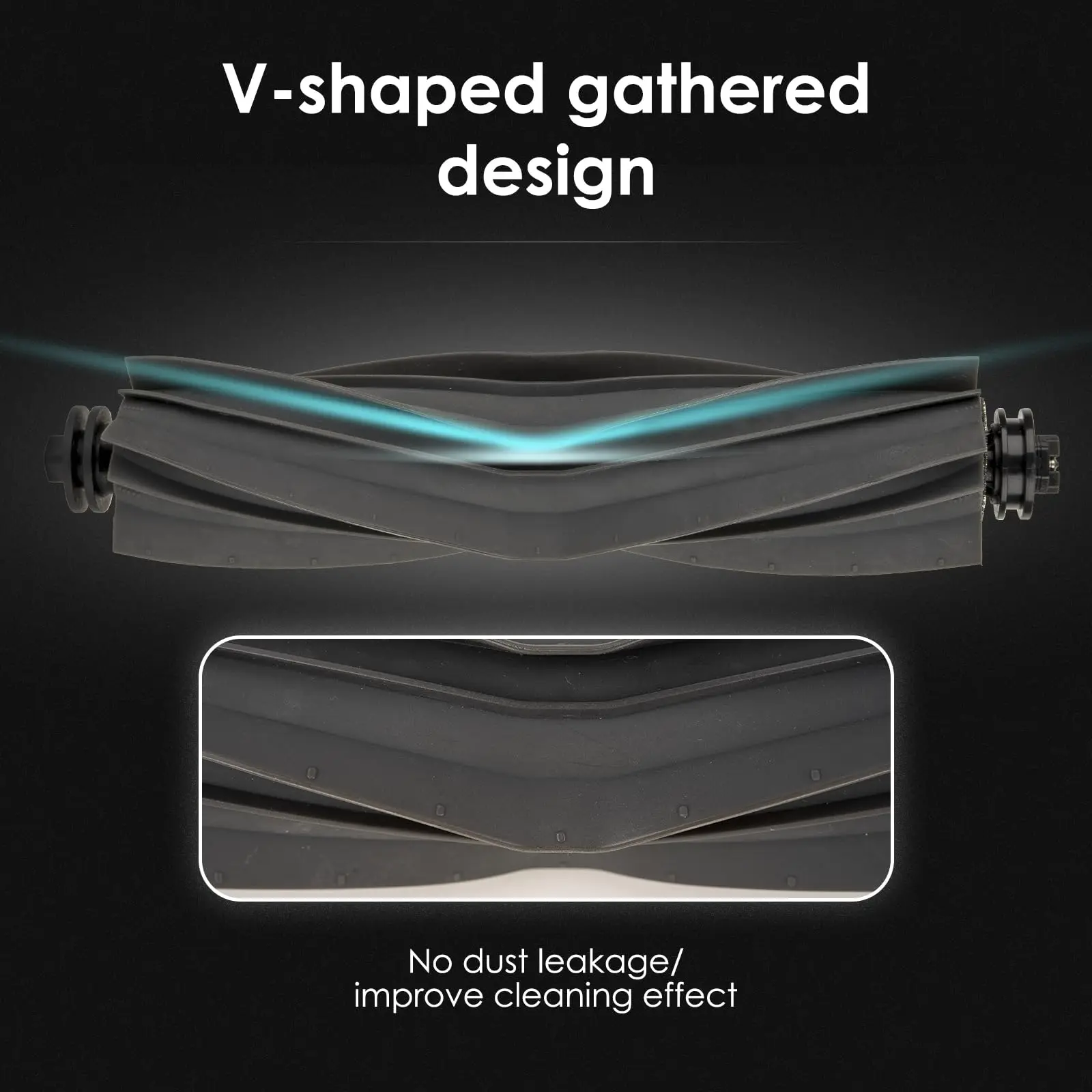 الفرشاة الرئيسية لـ Xiaomi Robot Vacuum X20 + / X20 Plus لأجزاء Dreame X30 Ultra/ X40 Ultra/ L10s Ultra/ L20 Ultra/ L10s Pro Ultra