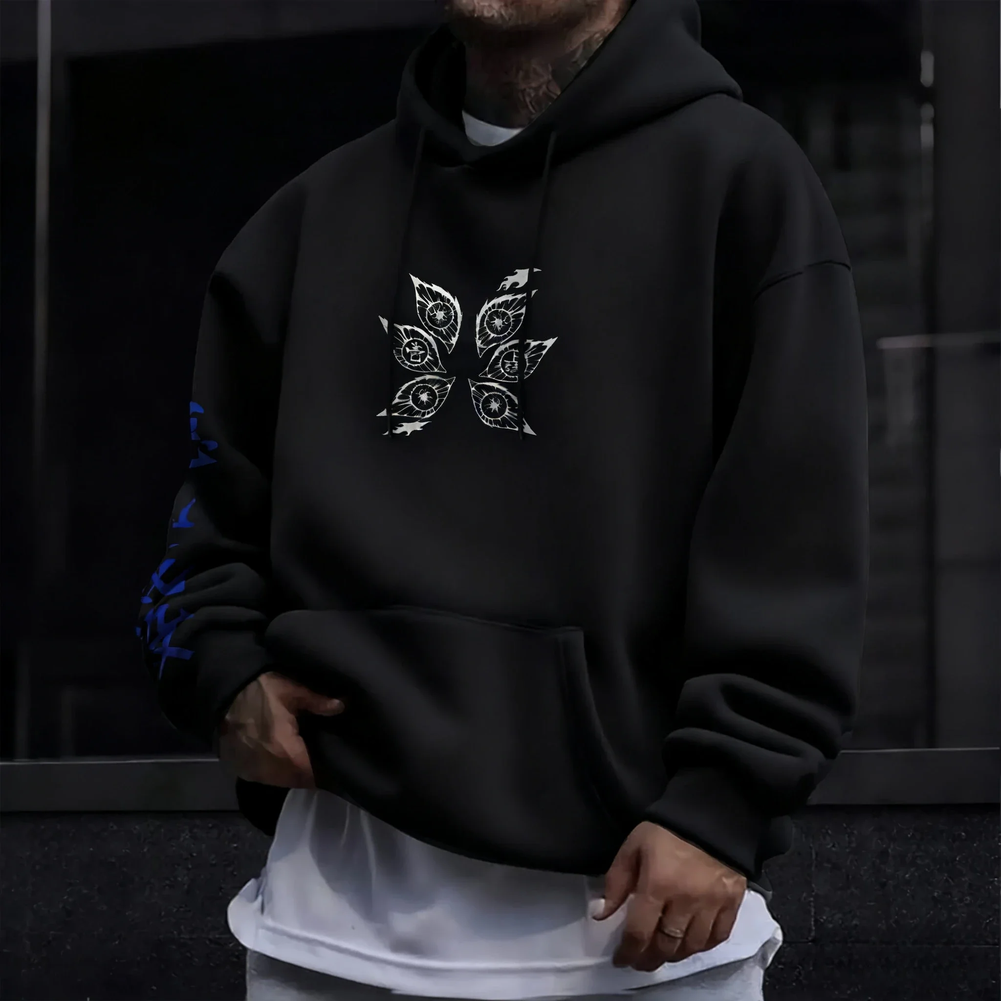 شيطان القاتل الخريف/الشتاء هوديي 2026 الرجال والنساء أنيمي مطبوعة Harajuku الرياضة غير رسمية ومتعددة الاستخدامات الوالدين والطفل #2