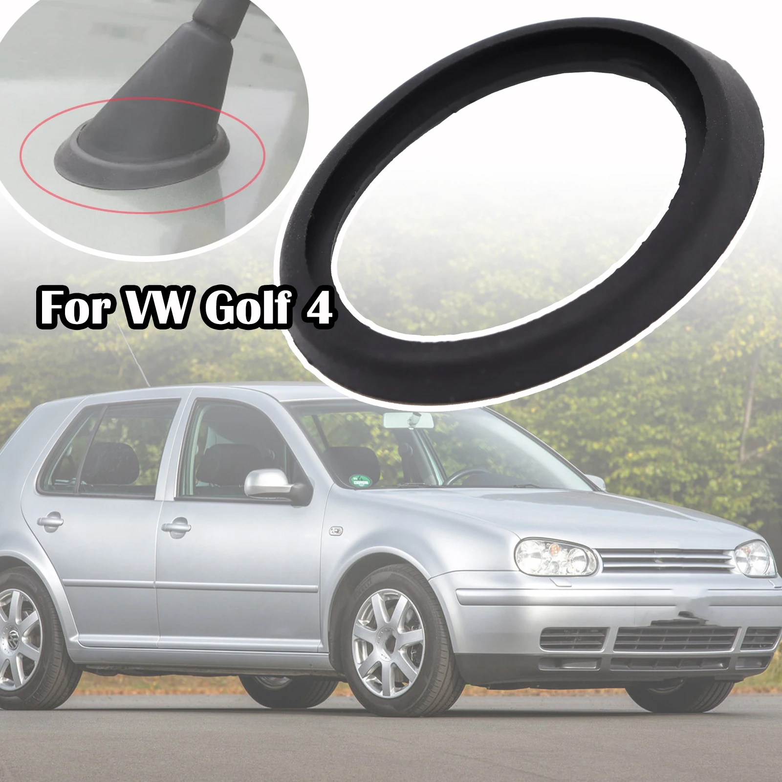 

For VW Golf 4 MK4 5 MK5 MK 3 Variant 1K 1J 1H Roof Whip Aerial Antenna Base Gasket Seal Pad Replacement 2009 2008 2007 - 1991