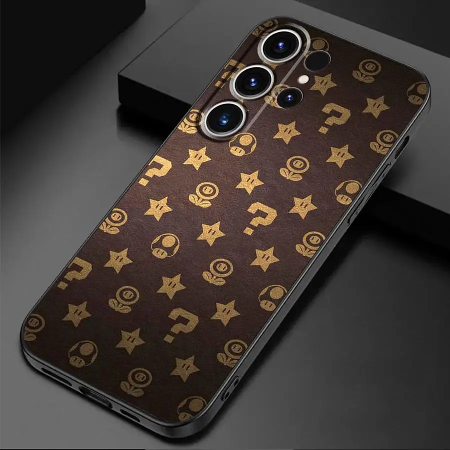 Games Super Marios B-Bros Phone Case for Samsung Galaxy S24 Ultra S21 5G S22 Plus S23 Ultra S21 FE S20 S23 FE S21 Soft TPU