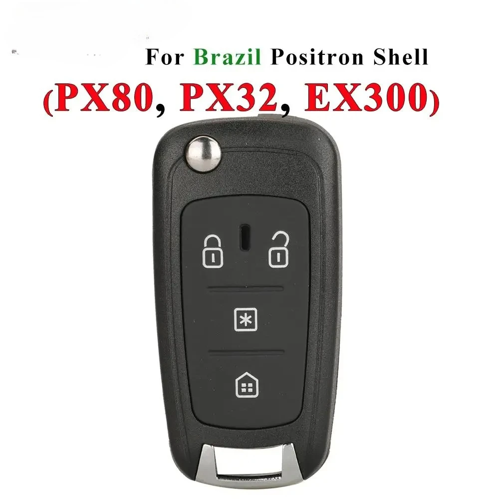 

Car Key Shell Housing For Brazil Positron Flex PX80 Double Alarm 293 PX32 EX300 330 360 AKBPS109 AKBPCP090 AKBPCP117AT