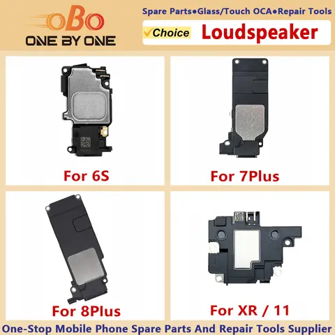 Iphone 6 7 8 Plus X XS Max XR 하단 시끄러운 스피커 링거 버저 플렉스 케이블 교체 부품 용 확성기