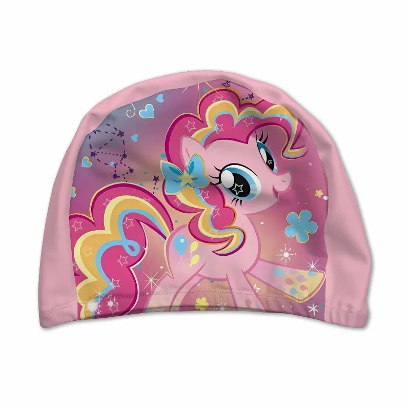 My Little Pony Twilight Sparkle Pinkie Pie Cartoon High-looking Super Elastic and Comfortable Swimming Cap for Boys and Girls