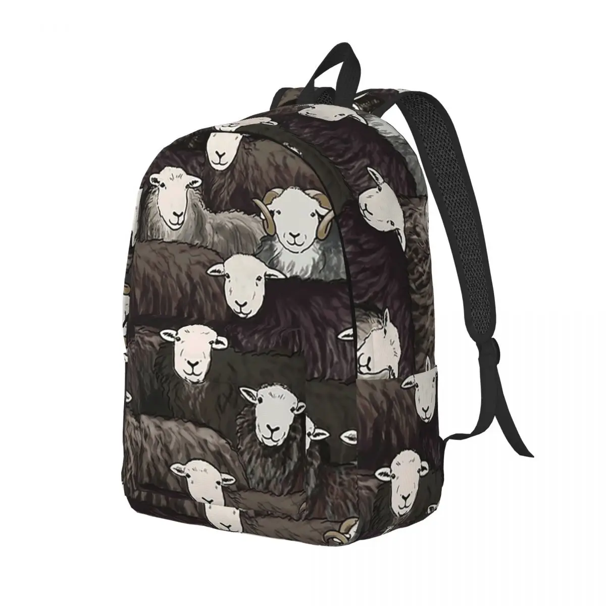 

Herdwicks Backpack Daypack Large Capacity Kids BookBag School Bag Shoulder Bags for Men Women
