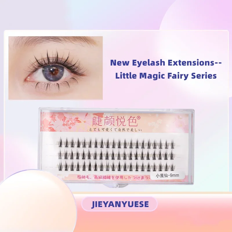 XMX Eyeslashes Extension Personal Fake EyeLash Professional Makeup Individual Cluster EyeLashes Grafting False Eyelashes