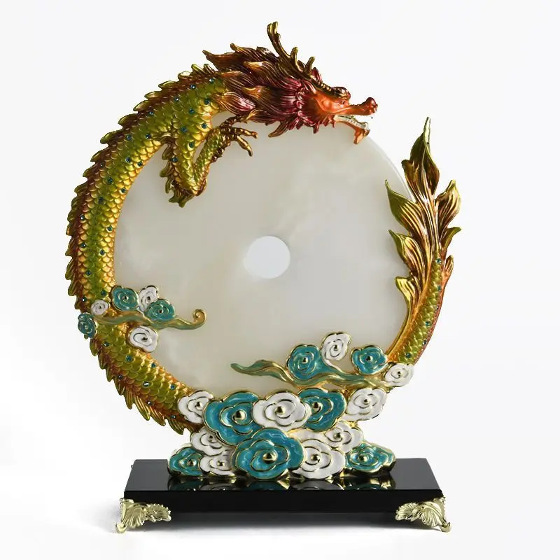 Ping An buckle Chinese style creativity, enamel color handicrafts new Chinese style, new home wedding gift ornament