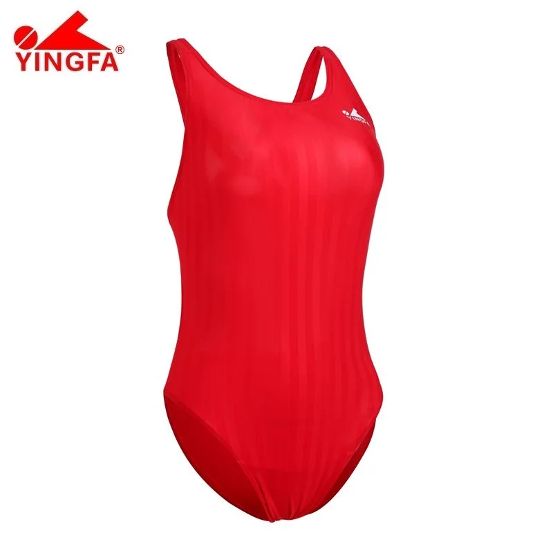 Yingfa FINA Approved Professional Waterproof Chlorine Resistant Swimwear Women One Piece Competition Swimsuit Girl Bathing Suit