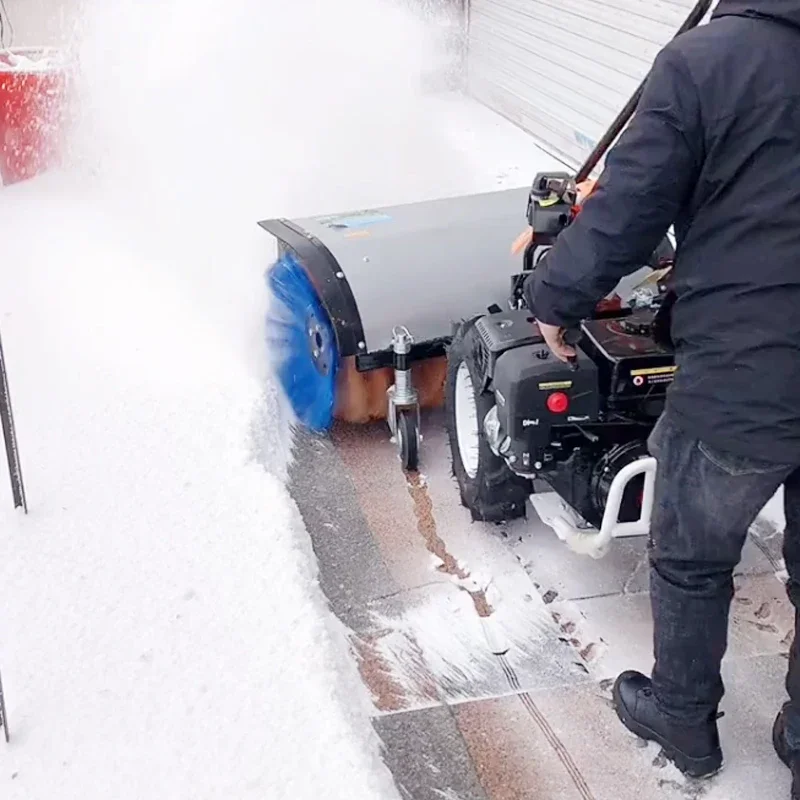 Compact Hand-Pushed Dual-Stage Snow Removal Machine With Heated Handgrips And Zero-Turn Radius Maneuverability Hot sale