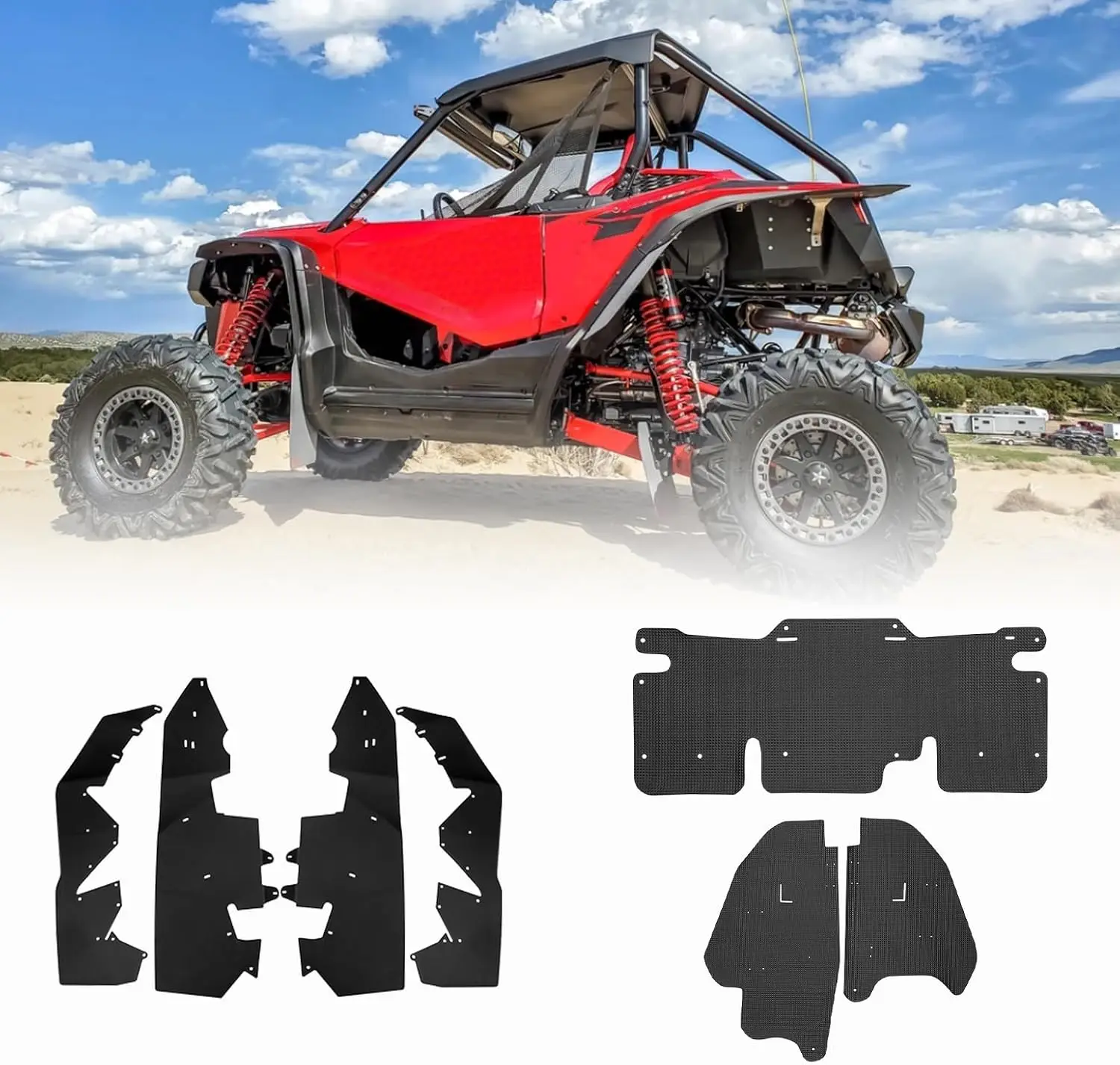 UTV Mud Guards for Talon 1000R 1000X 1000X-4 2019-2024, Fender Flares Protector Set