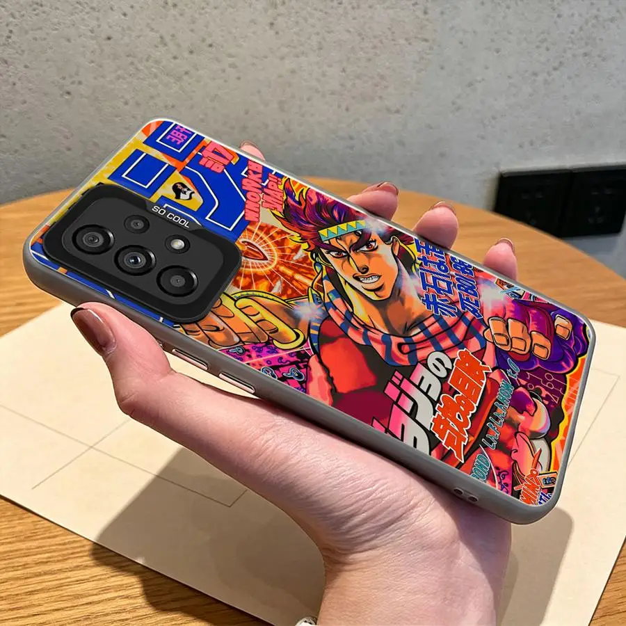 Anime JoJo Bizarres Phone Cover Case for Samsung Galaxy A31 A07 A57 A25 A26 A50 A17 A54 A15 A16 A56 A23 A51 A04 A34 A37 A12 A72