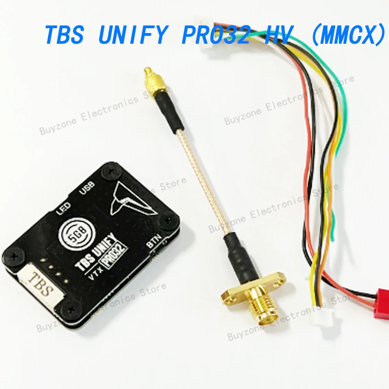 TBS UNIFY PRO32 HV MMCX, 1W + Transmetteur Vidéo 5G8 avec Connecteur MMCX pour Drone de Course RC, Modèle RC, Livraison Gratuite