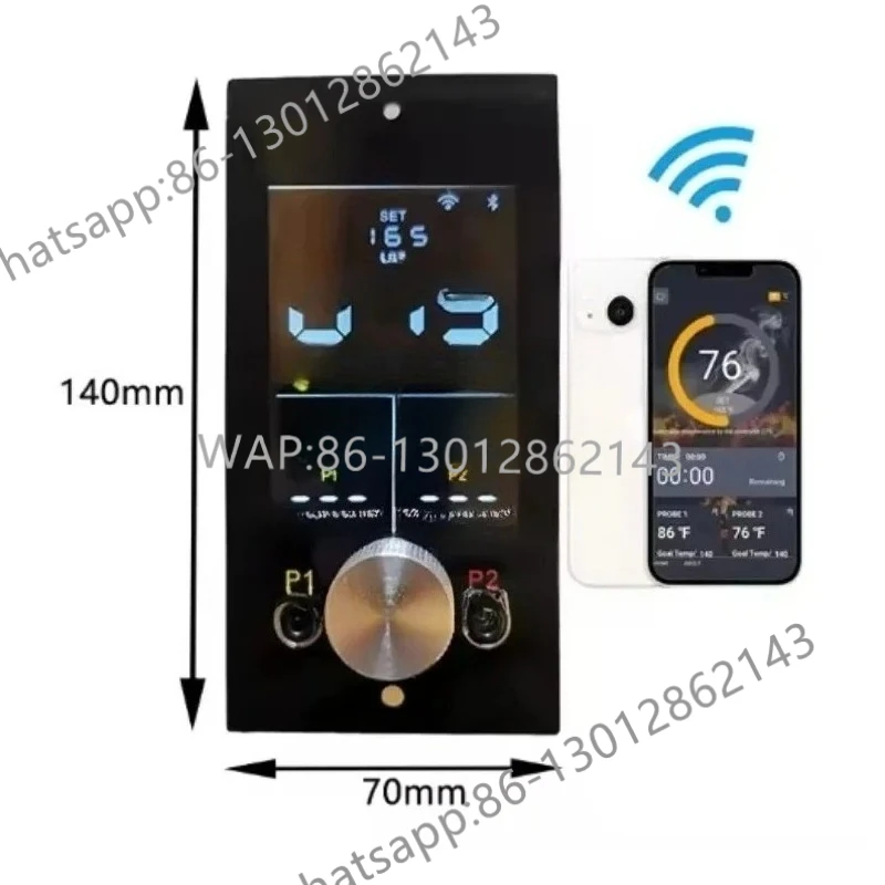 

Контроллер Wi-Fi Bluetooth заменяет традиционный контроллер духовки, используемый для гриля на древесных гранулах