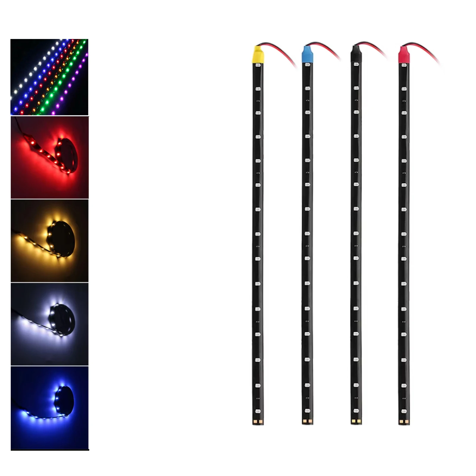 Led Strip Light Car Drl Lamp 12V Outdoor Waterproof 2835 Lights Touch Night Table Lamps Decorations Flowers Bedroom Strips Home