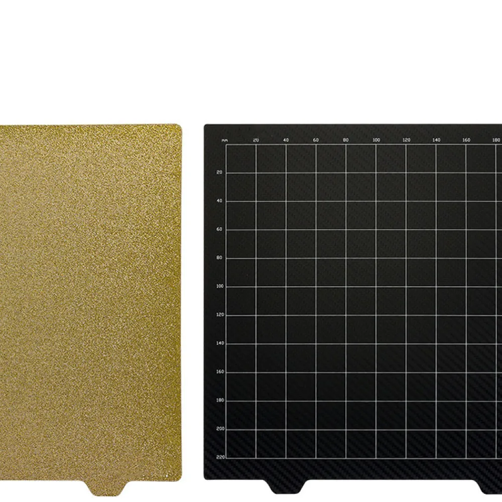 Hot Bed Steel Plate 250 * 250mm Powder/ Carbon Fiber Steel Sheet with Sandpaper For VORON2.4 3D Printer Accessories