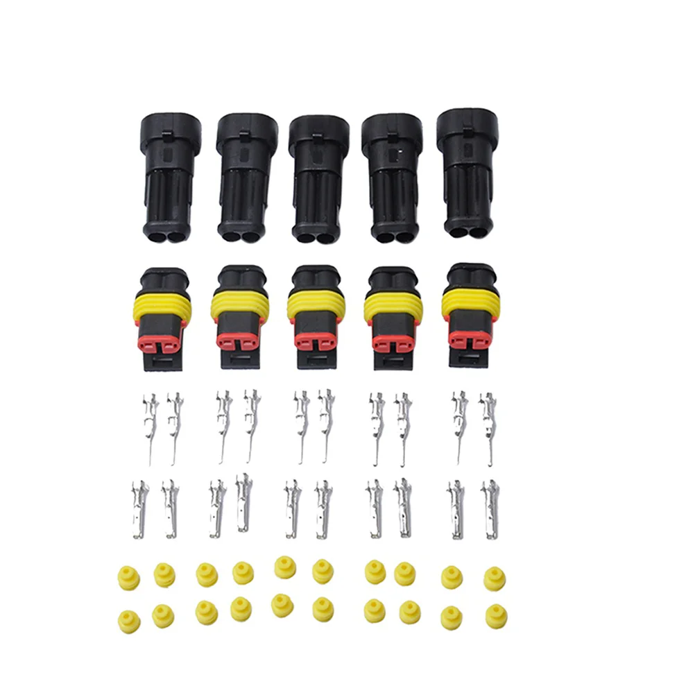 

10 Kits Water Proof Connector Wire Connectors Automotive Marine Cnooector Plug for Motorcycle