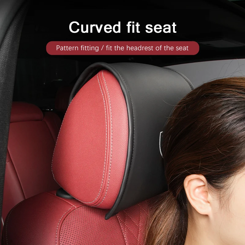 Car Seat Pillow Cover Auto Headrest Protective Shell For Peugeot 206 308 208 207 3008 307 2008 508 407 5008 408 4008 Rifter 301 view 2