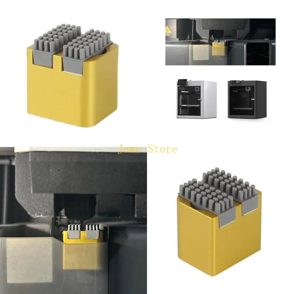 

LX0B Двойная кисточка для очистки форсунки для лаборатории P3D Printing Preciess Длительное использование