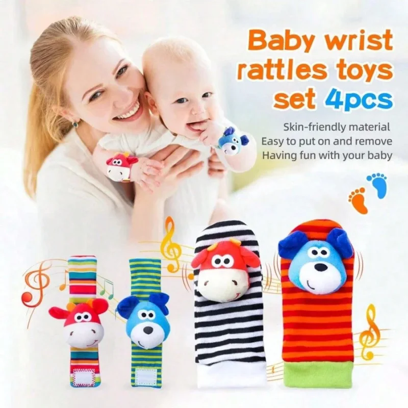 conjunto-de-4-pecas-de-chocalhos-de-pulso-de-animais-de-desenho-animado-meias-de-pulso-que-produzem-som-brinquedos-confortaveis-para-agarrar